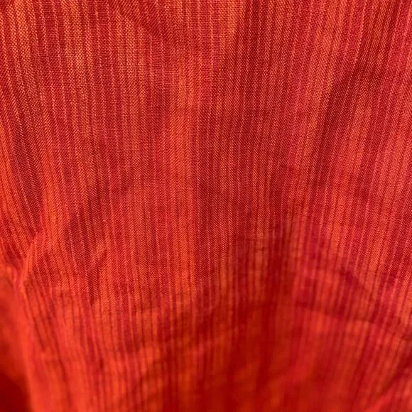 Harve Benard by Benard Holtzman Linen Stripe Blouse 10 - Picture 4 of 5